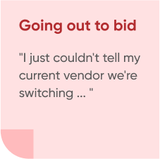 Going out to bid