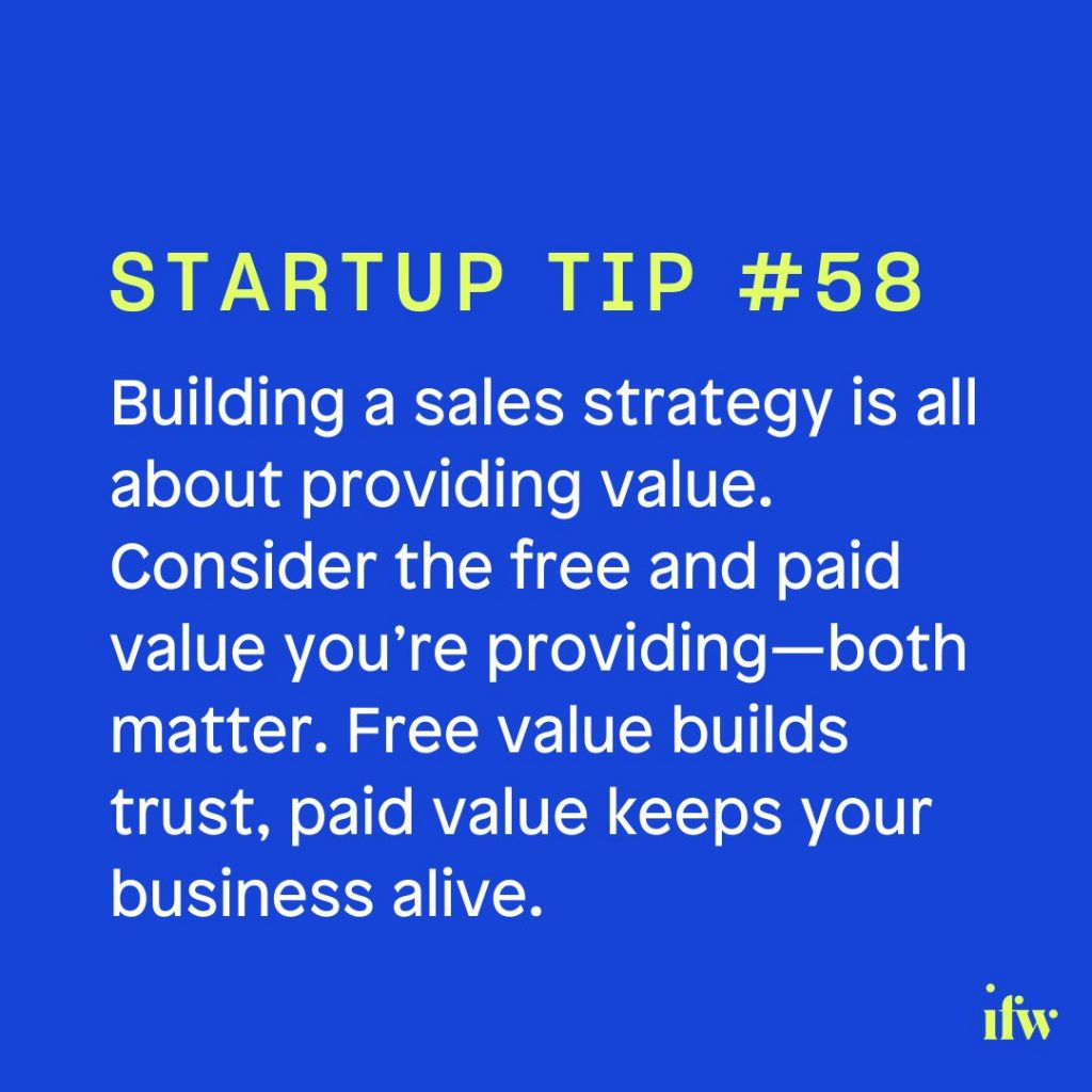 start up tip