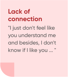 lack of connection