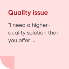 quality issue