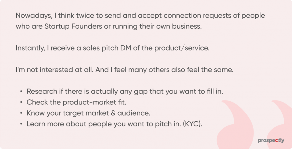 sales pitch