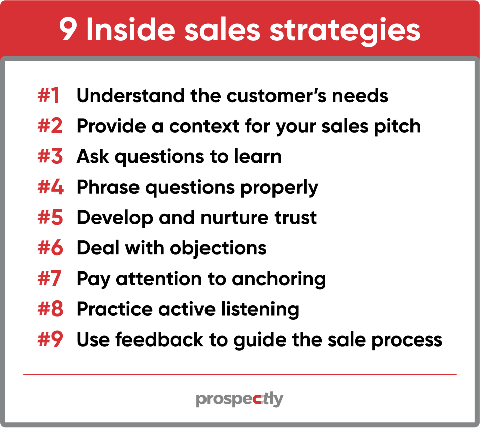 inside sales strategies