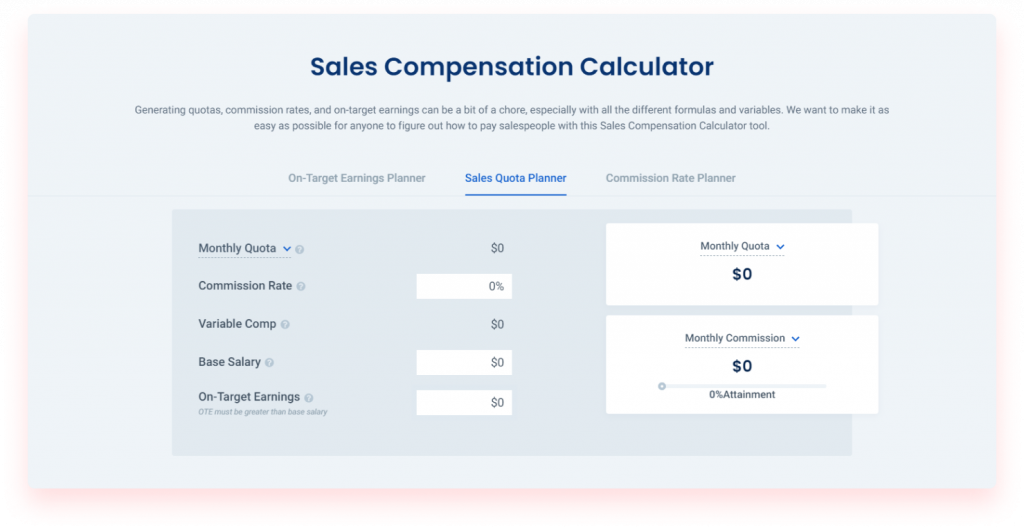 sales compensation calculator