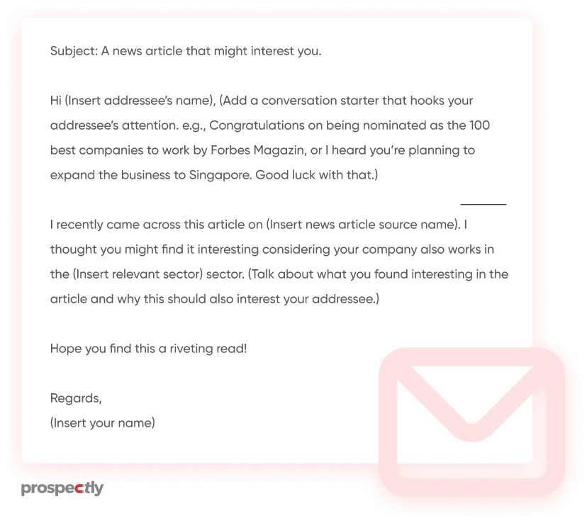 sales prospecting template