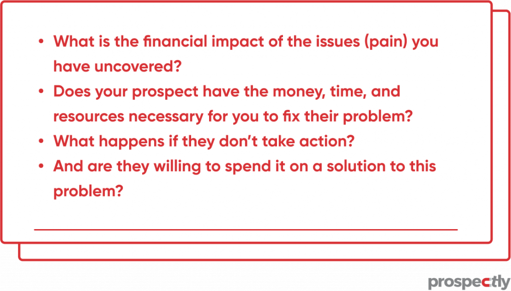 questions to ascertain budget