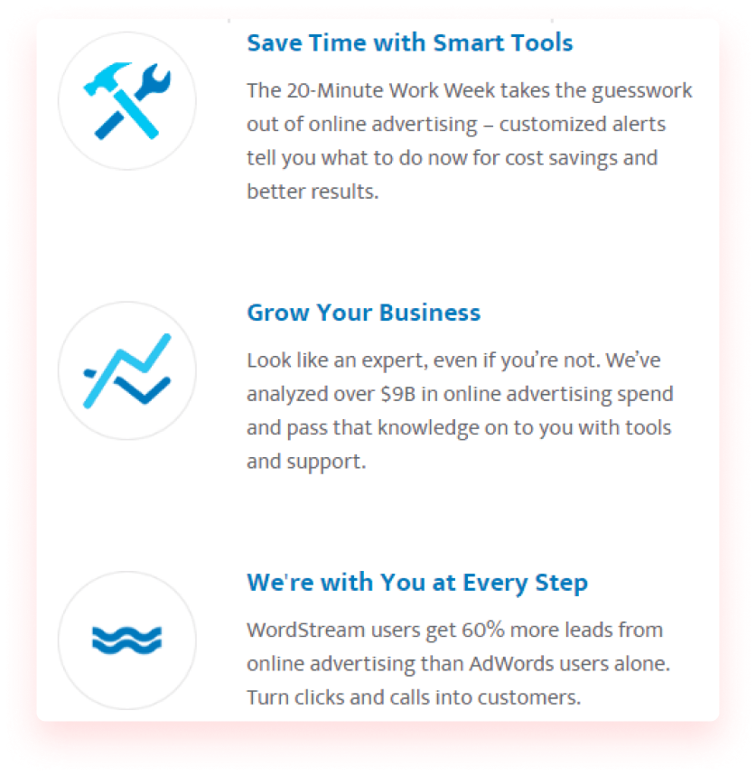 features vs benefits examples 2