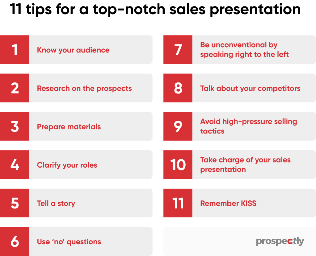 sales presentation tips