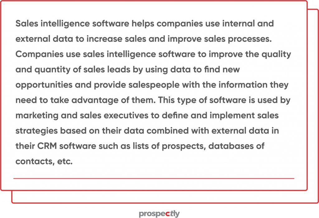 sales intelligence definition G2