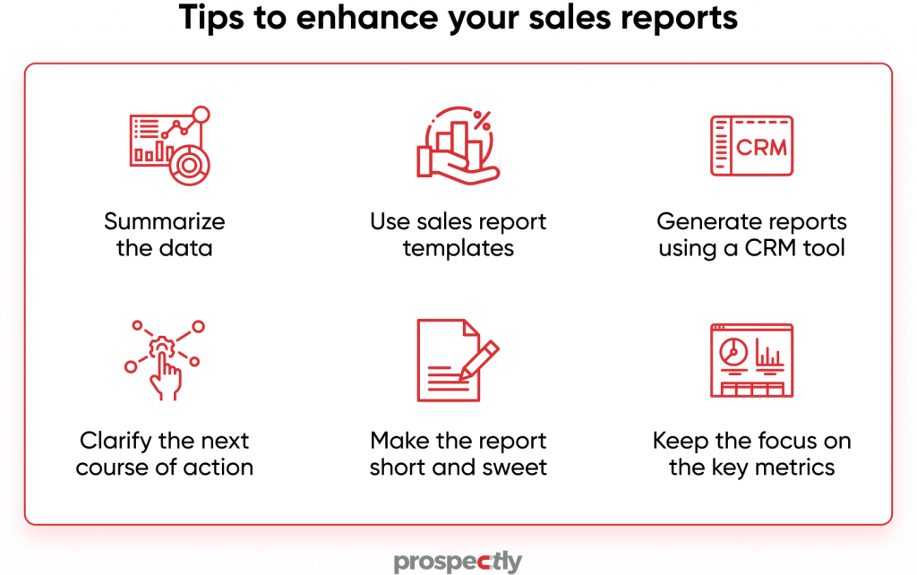 sales reports tips